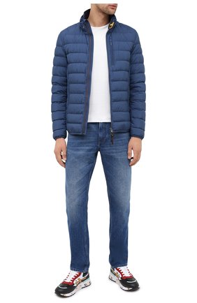 Мужская пуховая куртка ugo PARAJUMPERS синего цвета по цене 35850 руб., арт. SL04/UG0 | Фото 2 Мужская пуховая куртка ugo PARAJUMPERS синего цвета, арт. SL04/UG0 | Фото 2