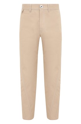 Мужские хлопковые брюки LANVIN бежевого цвета по цене 89950 руб., арт. RM-TR0061-4468-A20 | Фото 1 Мужские хлопковые брюки LANVIN бежевого цвета, арт. RM-TR0061-4468-A20 | Фото 1