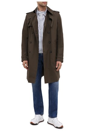 Мужская хлопковая рубашка LANVIN белого цвета по цене 49950 руб., арт. RM-SI0504-S037-H20 | Фото 2 Мужская хлопковая рубашка LANVIN белого цвета, арт. RM-SI0504-S037-H20 | Фото 2