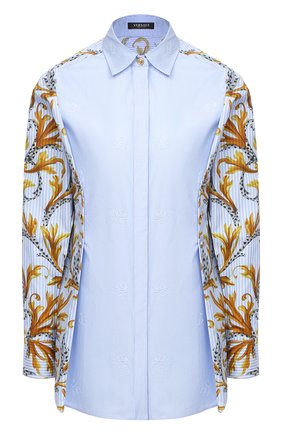 Женская хлопковая рубашка VERSACE разноцветного цвета по цене 111000 руб., арт. A87307/A236041 | Фото 1 Женская хлопковая рубашка VERSACE разноцветного цвета, арт. A87307/A236041 | Фото 1