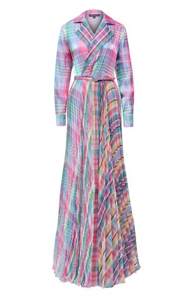Женское платье с поясом RALPH LAUREN разноцветного цвета по цене 484500 руб., арт. 290799299 | Фото 1 Женское платье с поясом RALPH LAUREN разноцветного цвета, арт. 290799299 | Фото 1