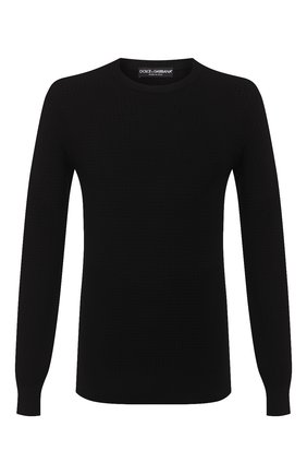 Мужской шелковый джемпер DOLCE & GABBANA черного цвета по цене 86500 руб., арт. GXA63T/JASNC | Фото 1 Мужской шелковый джемпер DOLCE & GABBANA черного цвета, арт. GXA63T/JASNC | Фото 1