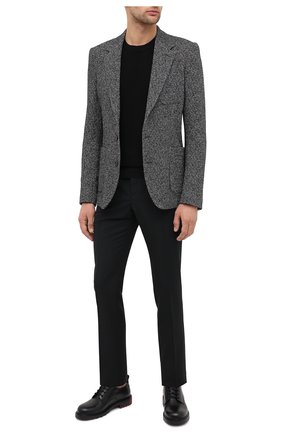 Мужской шелковый джемпер DOLCE & GABBANA черного цвета по цене 86500 руб., арт. GXA63T/JASNC | Фото 2 Мужской шелковый джемпер DOLCE & GABBANA черного цвета, арт. GXA63T/JASNC | Фото 2