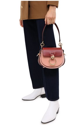 Женская сумка tess small CHLOÉ коричневого цвета по цене 136500 руб., арт. CHC20AS153D04 | Фото 2 Женская сумка tess small CHLOÉ коричневого цвета, арт. CHC20AS153D04 | Фото 2