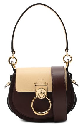 Женская сумка tess small CHLOÉ бежевого цвета по цене 136500 руб., арт. CHC20AS153D04 | Фото 6 Женская сумка tess small CHLOÉ бежевого цвета, арт. CHC20AS153D04 | Фото 6