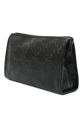 Мужской кожаный несессер GUCCI черного цвета по цене 56650 руб., арт. 625568/1W3AN | Фото 2 Мужской кожаный несессер GUCCI черного цвета, арт. 625568/1W3AN | Фото 2