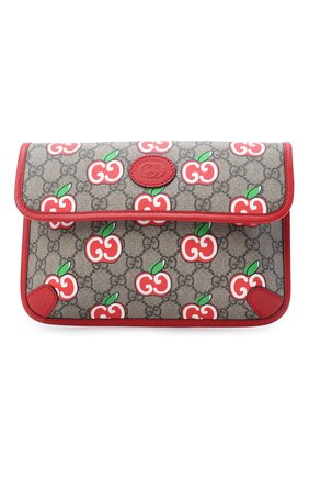 Женская поясная сумка pomme GUCCI красного цвета по цене 72600 руб., арт. 625233/2EVBG | Фото 1 Женская поясная сумка pomme GUCCI красного цвета, арт. 625233/2EVBG | Фото 1