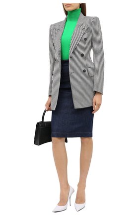 Женская джинсовая юбка TOM FORD синего цвета по цене 104500 руб., арт. GCD042-DEX106 | Фото 2 Женская джинсовая юбка TOM FORD синего цвета, арт. GCD042-DEX106 | Фото 2