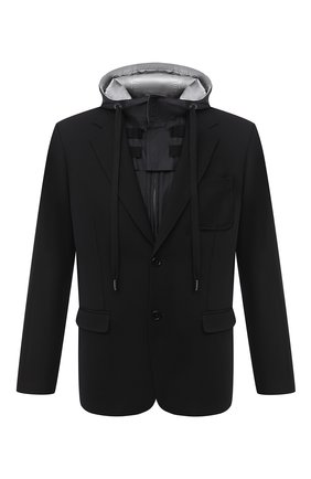 Мужская шерстяная куртка DOLCE & GABBANA черного цвета по цене 237000 руб., арт. G20Q3T/HUMF2 | Фото 1 Мужская шерстяная куртка DOLCE & GABBANA черного цвета, арт. G20Q3T/HUMF2 | Фото 1