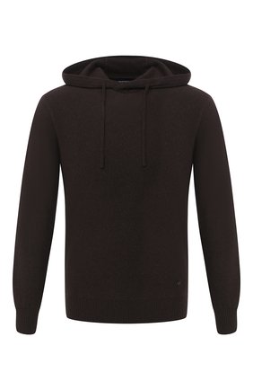 Мужской худи из шерсти и кашемира EMPORIO ARMANI темно-коричневого цвета по цене 34350 руб., арт. 6H1MXJ/1MHPZ | Фото 1 Мужской худи из шерсти и кашемира EMPORIO ARMANI темно-коричневого цвета, арт. 6H1MXJ/1MHPZ | Фото 1