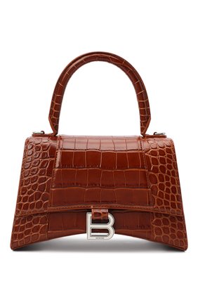Женская сумка hourglass s BALENCIAGA коричневого цвета по цене 138500 руб., арт. 593546/1LR6Y | Фото 1 Женская сумка hourglass s BALENCIAGA коричневого цвета, арт. 593546/1LR6Y | Фото 1
