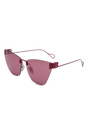 Женские солнцезащитные очки BALENCIAGA фиолетового цвета, арт. 628252/T0005 | Фото 1 (Тип очков: С/з; Оптика Гендер: оптика-женское; Очки форма: Бабочка)