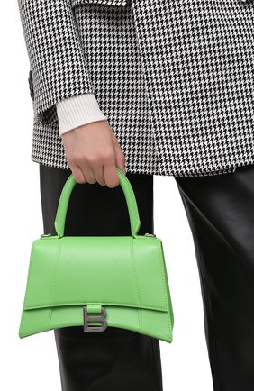 Женская сумка hourglass s BALENCIAGA светло-зеленого цвета по цене 164500 руб., арт. 593546/1IZHY | Фото 2 Женская сумка hourglass s BALENCIAGA светло-зеленого цвета, арт. 593546/1IZHY | Фото 2