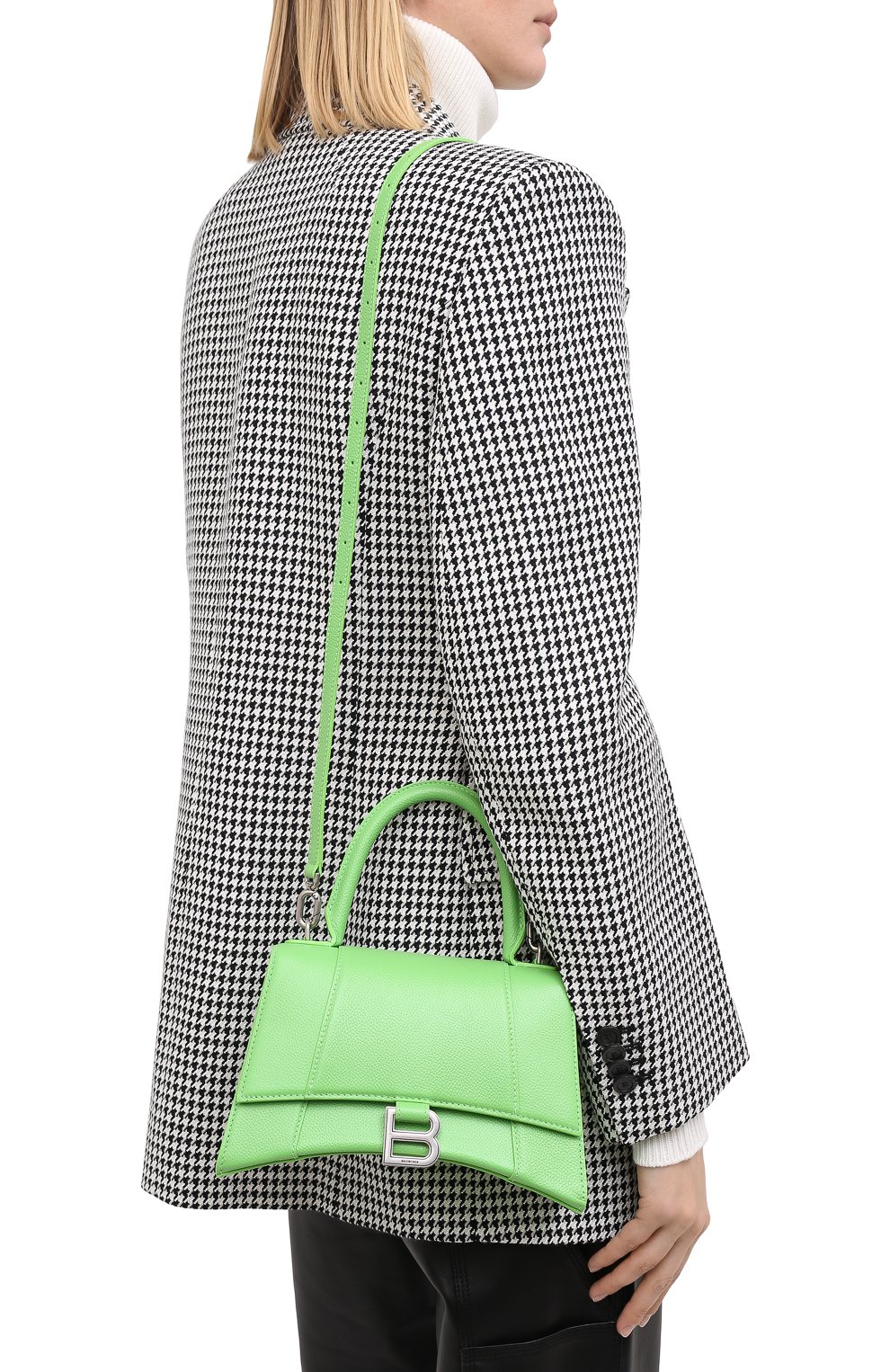 Женская сумка hourglass s BALENCIAGA светло-зеленого цвета по цене 164500 руб., арт. 593546/1IZHY | Фото 5 Женская сумка hourglass s BALENCIAGA светло-зеленого цвета, арт. 593546/1IZHY | Фото 5