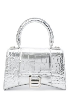 Женская сумка hourglass xs BALENCIAGA серебряного цвета по цене 112500 руб., арт. 592833/1S49Y | Фото 1 Женская сумка hourglass xs BALENCIAGA серебряного цвета, арт. 592833/1S49Y | Фото 1