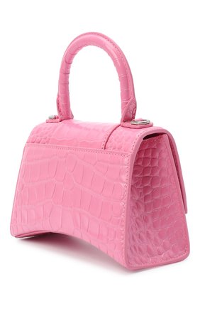 Женская сумка hourglass xs BALENCIAGA розового цвета по цене 148500 руб., арт. 592833/1LR6Y | Фото 3 Женская сумка hourglass xs BALENCIAGA розового цвета, арт. 592833/1LR6Y | Фото 3 (Сумки-технические: Сумки через плечо, Сумки top-handle; Материал: Натуральная кожа; Размер: mini; Ремень/цепочка: На ремешке)