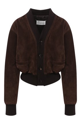 Женская замшевая куртка MAISON MARGIELA коричневого цвета по цене 152500 руб., арт. S51NC0594/SY1418 | Фото 1 Женская замшевая куртка MAISON MARGIELA коричневого цвета, арт. S51NC0594/SY1418 | Фото 1