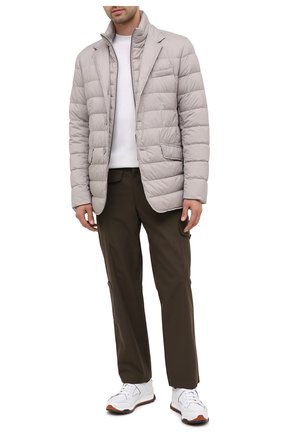 Мужской шерстяной джемпер Z ZEGNA белого цвета по цене 46450 руб., арт. VVT10/ZZT118 | Фото 2 Мужской шерстяной джемпер Z ZEGNA белого цвета, арт. VVT10/ZZT118 | Фото 2