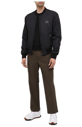 Мужская шерстяная футболка Z ZEGNA черного цвета по цене 26200 руб., арт. VV390/ZZT705 | Фото 2 Мужская шерстяная футболка Z ZEGNA черного цвета, арт. VV390/ZZT705 | Фото 2