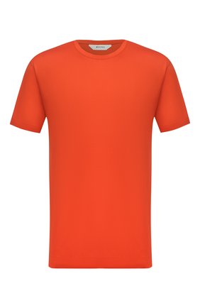 Мужская хлопковая футболка Z ZEGNA оранжевого цвета по цене 11150 руб., арт. VV372/ZZ650 | Фото 1 Мужская хлопковая футболка Z ZEGNA оранжевого цвета, арт. VV372/ZZ650 | Фото 1 (Материал внешний: Хлопок; Рукава: Короткие; Мужское Кросс-КТ: Футболка-одежда; Принт: Без принта; Стили: Кэжуэл)