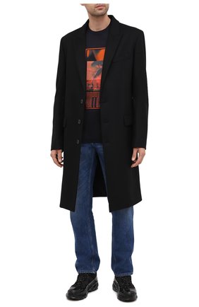 Мужская хлопковая футболка Z ZEGNA черного цвета по цене 15400 руб., арт. VV372/ZZ630Q | Фото 2 Мужская хлопковая футболка Z ZEGNA черного цвета, арт. VV372/ZZ630Q | Фото 2 (Материал внешний: Хлопок; Длина (для топов): Стандартные; Рукава: Короткие; Мужское Кросс-КТ: Футболка-одежда; Стили: Кэжуэл)