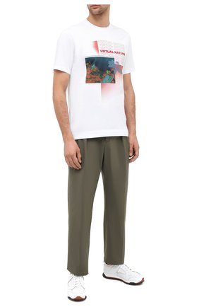 Мужская хлопковая футболка Z ZEGNA белого цвета по цене 15050 руб., арт. VV372/ZZ630P | Фото 2 Мужская хлопковая футболка Z ZEGNA белого цвета, арт. VV372/ZZ630P | Фото 2