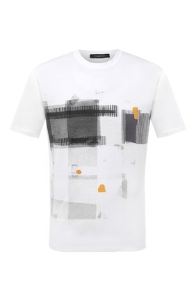 Мужская хлопковая футболка ERMENEGILDO ZEGNA белого цвета по цене 27850 руб., арт. UV525/706D | Фото 1 Мужская хлопковая футболка ERMENEGILDO ZEGNA белого цвета, арт. UV525/706D | Фото 1 (Длина (для топов): Стандартные; Материал внешний: Хлопок; Рукава: Короткие; Мужское Кросс-КТ: Футболка-одежда; Стили: Кэжуэл)