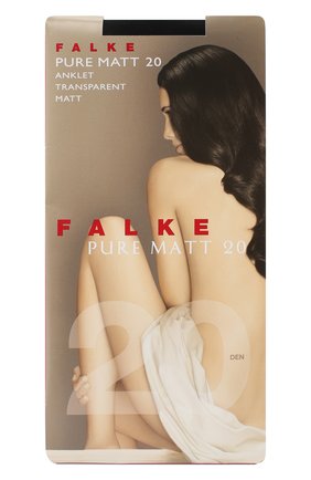 Женские капроновые носки pure matt FALKE черного цвета по цене 850 руб., арт. 41312 | Фото 1 Женские капроновые носки pure matt FALKE черного цвета, арт. 41312 | Фото 1