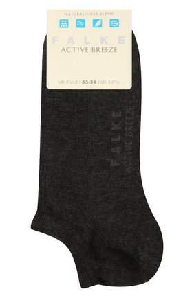 Женские носки active breeze FALKE серого цвета по цене 1450 руб., арт. 46124 | Фото 1 Женские носки active breeze FALKE серого цвета, арт. 46124 | Фото 1