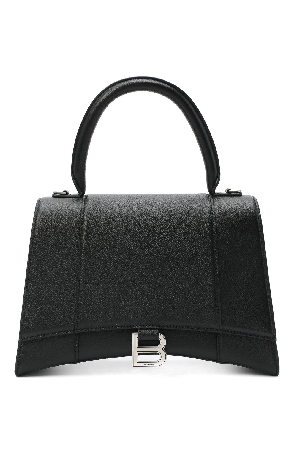 Женская сумка hourglass m BALENCIAGA черного цвета, арт. 619668/1IZHY | Фото 1