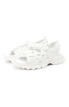 Женские текстильные сандалии track BALENCIAGA белого цвета по цене 52950 руб., арт. 617543/W2CC1 | Фото 1 Женские текстильные сандалии track BALENCIAGA белого цвета, арт. 617543/W2CC1 | Фото 1