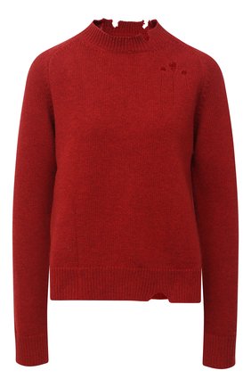 Женский шерстяной свитер MAISON MARGIELA красного цвета по цене 46950 руб., арт. S51GP0200/S17486 | Фото 1 Женский шерстяной свитер MAISON MARGIELA красного цвета, арт. S51GP0200/S17486 | Фото 1