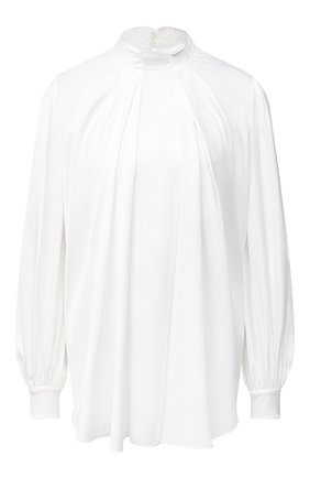 Женская шелковая блузка ALEXANDER MCQUEEN белого цвета по цене 134000 руб., арт. 627532/QBAAE | Фото 1 Женская шелковая блузка ALEXANDER MCQUEEN белого цвета, арт. 627532/QBAAE | Фото 1