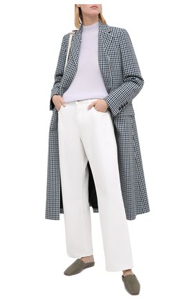 Женский кашемировый пуловер EMPORIO ARMANI светло-серого цвета по цене 49950 руб., арт. 6H2MT8/2M16Z | Фото 2 Женский кашемировый пуловер EMPORIO ARMANI светло-серого цвета, арт. 6H2MT8/2M16Z | Фото 2