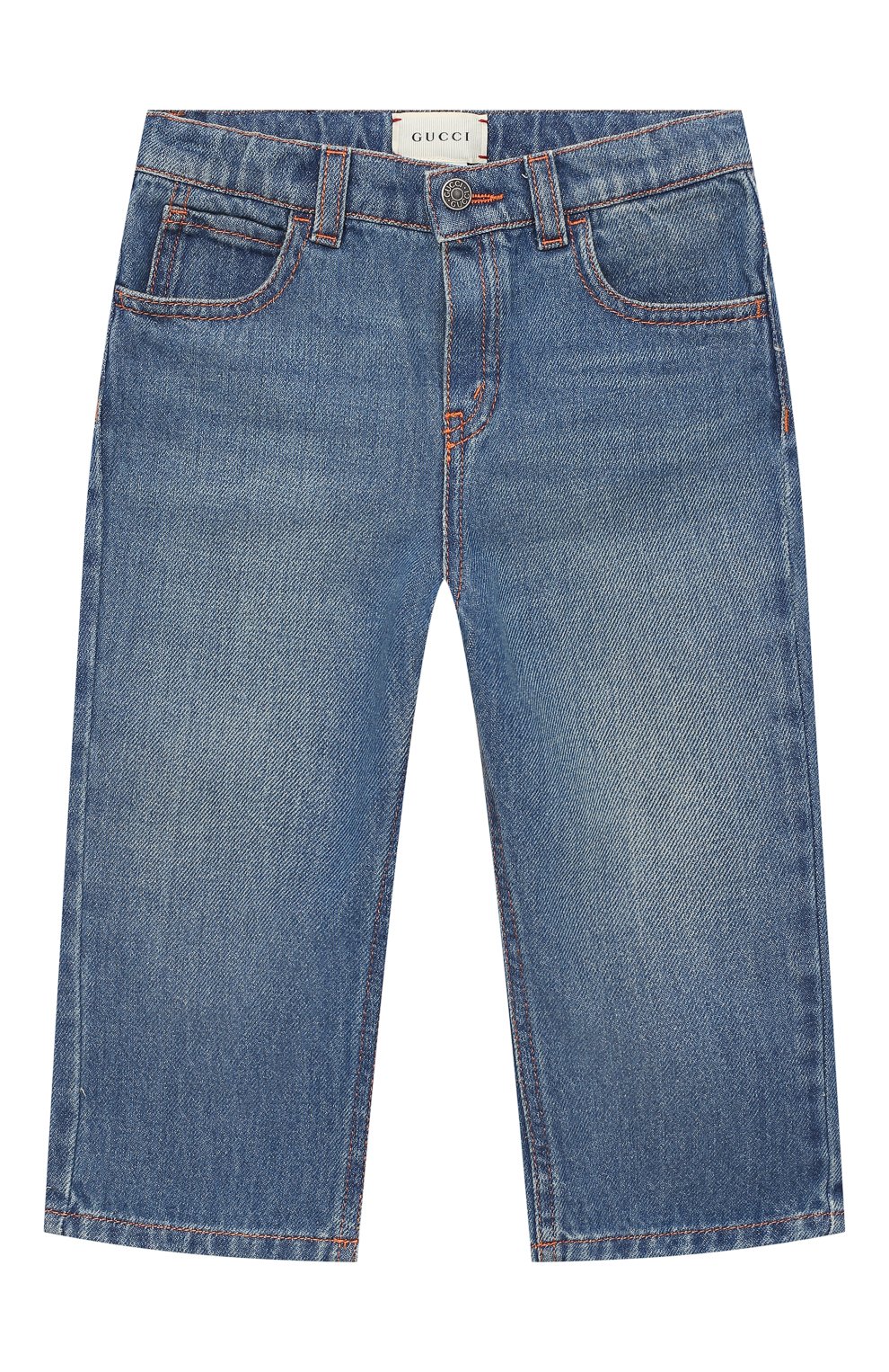 Детские джинсы GUCCI голубого цвета, арт. 629454/XDBDC | Фото 1