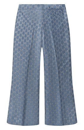 Детские шерстяные брюки GUCCI синего цвета по цене 92650 руб., арт. 629030/ZAD7L | Фото 2 Детские шерстяные брюки GUCCI синего цвета, арт. 629030/ZAD7L | Фото 2 (Материал внешний: Шерсть; Материал подклада: Вискоза; Девочки Кросс-КТ: Брюки-одежда; Региональные ограничения белый список (Axapta Mercury): RU; Случай: Повседневный; Ростовка одежда: 10 - 11 лет | 140 - 146см, 12 лет | 152 см, 4 года | 104 см, 5 лет | 110 см, 6 лет | 116 см, 8 лет | 128 см)