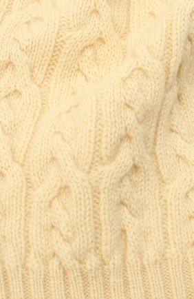 Детский кашемировый шарф LORO PIANA бежевого цвета, арт. FAI7331 | Фото 2 (Материал: Шерсть, Кашемир, Текстиль; Региональные ограничения белый список (Axapta Mercury): RU)