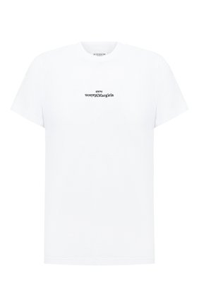 Мужская хлопковая футболка MAISON MARGIELA белого цвета по цене 21800 руб., арт. S30GC0701/S22816 | Фото 1 Мужская хлопковая футболка MAISON MARGIELA белого цвета, арт. S30GC0701/S22816 | Фото 1