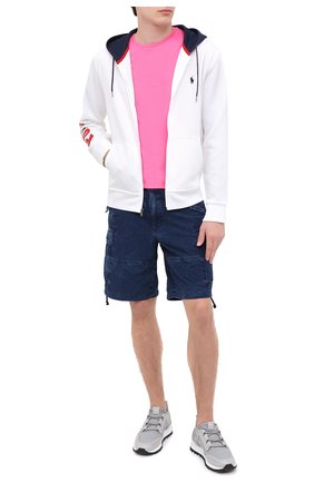 Мужская хлопковая футболка POLO RALPH LAUREN розового цвета по цене 5690 руб., арт. 710671438 | Фото 2 Мужская хлопковая футболка POLO RALPH LAUREN розового цвета, арт. 710671438 | Фото 2