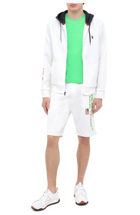 Мужская хлопковая футболка POLO RALPH LAUREN зеленого цвета по цене 5690 руб., арт. 710671438 | Фото 2 Мужская хлопковая футболка POLO RALPH LAUREN зеленого цвета, арт. 710671438 | Фото 2