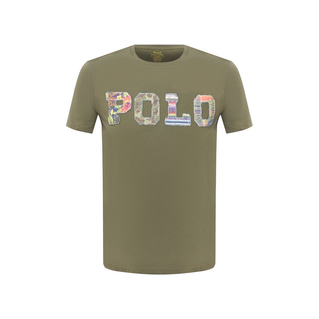 Хлопковая футболка Polo Ralph Lauren 11254632