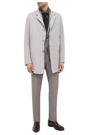 Мужская хлопковая сорочка ERMENEGILDO ZEGNA хаки цвета по цене 32950 руб., арт. 801072/9MS0BR | Фото 2 Мужская хлопковая сорочка ERMENEGILDO ZEGNA хаки цвета, арт. 801072/9MS0BR | Фото 2 (Длина (для топов): Стандартные; Материал внешний: Хлопок; Рукава: Длинные; Случай: Формальный; Стили: Классический; Манжеты: На пуговицах; Воротник: Акула; Мужское Кросс-КТ: Сорочка-одежда; Принт: Однотонные)