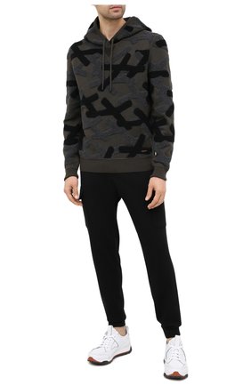 Мужской шерстяные джоггеры Z ZEGNA черного цвета по цене 57100 руб., арт. VV475/ZZTP18 | Фото 2 Мужской шерстяные джоггеры Z ZEGNA черного цвета, арт. VV475/ZZTP18 | Фото 2