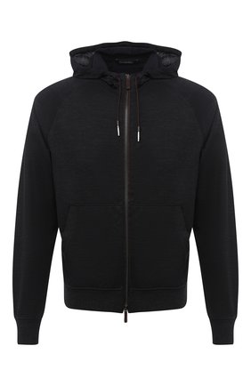 Мужская кардиган из шелка и шерсти ERMENEGILDO ZEGNA темно-синего цвета по цене 93850 руб., арт. UV552/815R | Фото 1 Мужская кардиган из шелка и шерсти ERMENEGILDO ZEGNA темно-синего цвета, арт. UV552/815R | Фото 1