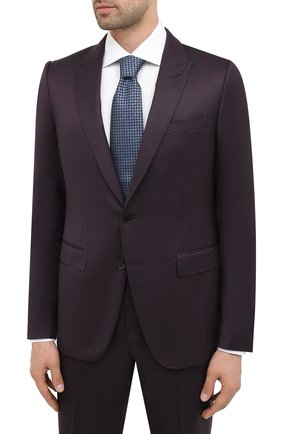 Мужской костюм из шерсти и шелка ERMENEGILDO ZEGNA бордового цвета по цене 227000 руб., арт. 816605/21CSA7 | Фото 2 Мужской костюм из шерсти и шелка ERMENEGILDO ZEGNA бордового цвета, арт. 816605/21CSA7 | Фото 2