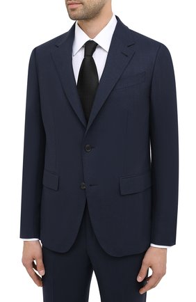 Мужской шерстяной костюм ERMENEGILDO ZEGNA темно-синего цвета по цене 273000 руб., арт. 822601/20PWKL | Фото 2 Мужской шерстяной костюм ERMENEGILDO ZEGNA темно-синего цвета, арт. 822601/20PWKL | Фото 2