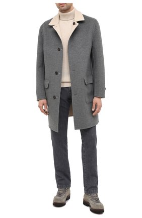 Мужские замшевые ботинки RALPH LAUREN серого цвета по цене 151500 руб., арт. 815811330 | Фото 2 Мужские замшевые ботинки RALPH LAUREN серого цвета, арт. 815811330 | Фото 2