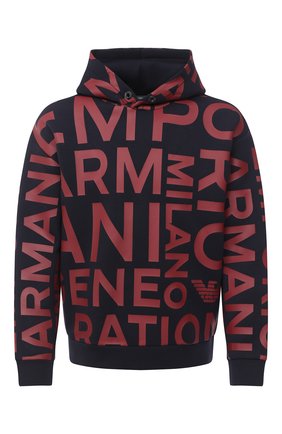 Мужской худи EMPORIO ARMANI темно-синего цвета по цене 25700 руб., арт. 6H1ML0/1JP0Z | Фото 1 Мужской худи EMPORIO ARMANI темно-синего цвета, арт. 6H1ML0/1JP0Z | Фото 1