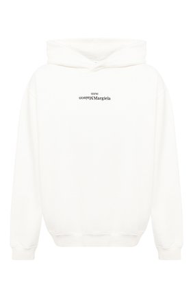 Мужской хлопковое худи MAISON MARGIELA белого цвета по цене 52700 руб., арт. S50GU0149/S25451 | Фото 1 Мужской хлопковое худи MAISON MARGIELA белого цвета, арт. S50GU0149/S25451 | Фото 1