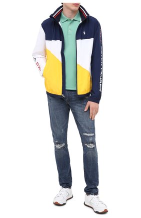 Мужское хлопковое поло POLO RALPH LAUREN светло-зеленого цвета по цене 9950 руб., арт. 710652578 | Фото 2 Мужское хлопковое поло POLO RALPH LAUREN светло-зеленого цвета, арт. 710652578 | Фото 2